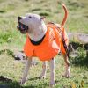 Dog Coats Small Waterproof, Warm Outfit Clothes Dog Jackets Small, Adjustable Drawstring Warm And Cozy Dog Sport Vest-(orange, size L))