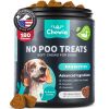 No Poo Chews for Dogs Coprophagia Deterrent for Dogs Forbid for Dogs Stool Eating Deterrent Dog Probiotics for Digestive Health