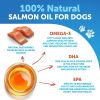 Salmon Oil for Dogs Omega 3 for Dogs 8 FL OZ Wild Alaskan Salmon Fish Oil Natural EPA & DHA Fatty Acids for Skin & Coat Allergy Joint & Bone Health