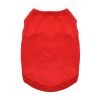 100% Cotton Dog Tanks - Flame Scarlet Red