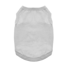 100% Cotton Dog Tanks - Glacier Gray (Option: X-Small)