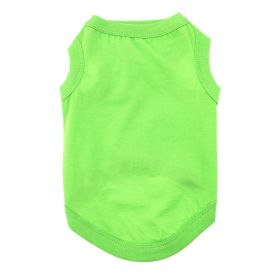 100% Cotton Dog Tanks - Green Flash (Option: X-Small)