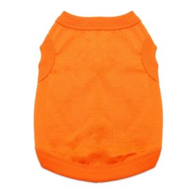 100% Cotton Dog Tanks - Sunset Orange (Option: X-Small)