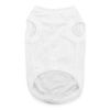 100% Cotton Dog Tanks - White
