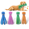 Plush Octopus Soft Dog Stuffed For Dog, Chew Toys Interactive Dog Supplies Fleece Dog Squeaky Toys