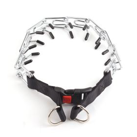 Dog Prong Collar; Adjustable Dog Training Collar For Medium Large Dogs; Pet Collar (Color: Black, Size: L)