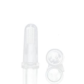 Popular Silicone Dog Toothbrush Pet Toothbrush Finger Cover Cat And Dog General Finger Toothbrush (Color: Transparent, Size: Pet Toothbrush (bulk))