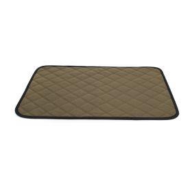 Pet Diaper Pad Reusable Washable Absorbent Non-Slip Waterproof Diaper Diaper Non-Wet; Dog Diaper Pad (Color: Coffee, Size: XL)