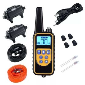 3000 FT Dog Training US Collar Rechargeable Remote Shock PET Waterproof Trainer (Size: For 2 Dogs)
